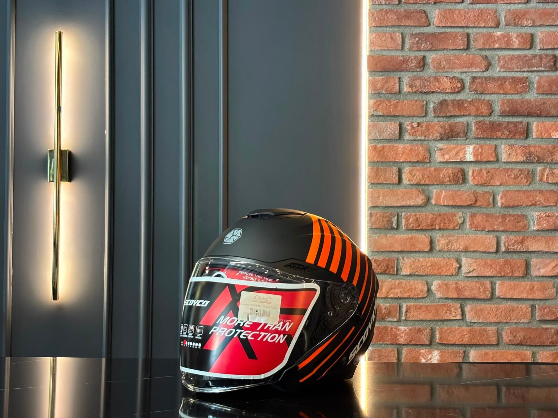 MOTOGARAGE52'DEN SCOYCO YARIM KASK - 1